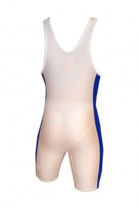 SKTF006 order a head men's swimsuit and supply sleeveless one-piece tight-fitting sportswear 90% polyester fiber +10% lycra sportswear supplier front view